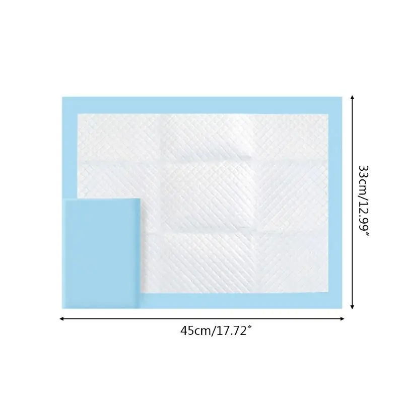 100 PCs/Set Disposable Baby Diaper Changing Mat for Infant or Pets Soft Waterproof Breathable Newborn Changing Pad Nappy