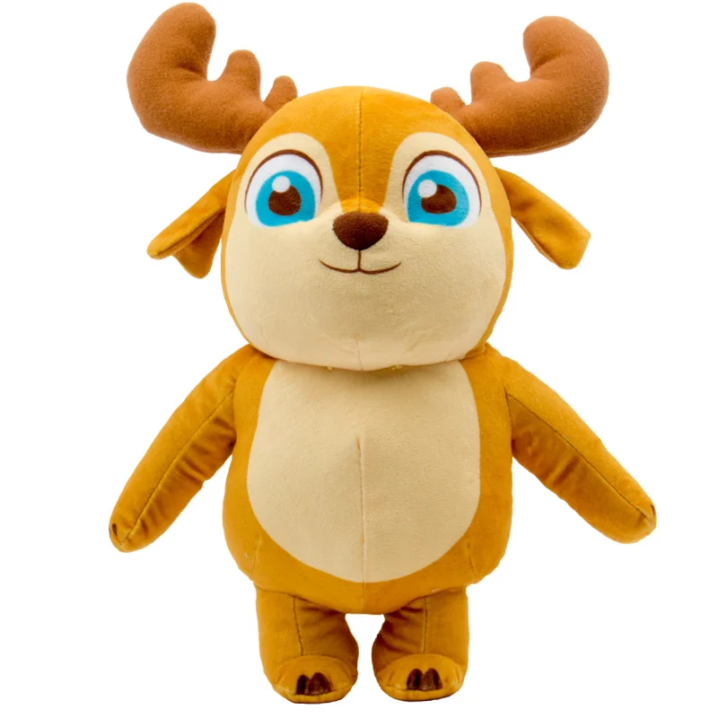 2021 New Cartoon Deer Squad Plush Toy Stuffed Animal Soft Super Dear Dolls Baby Kids Sleeping Appease Doll Birthday Gift