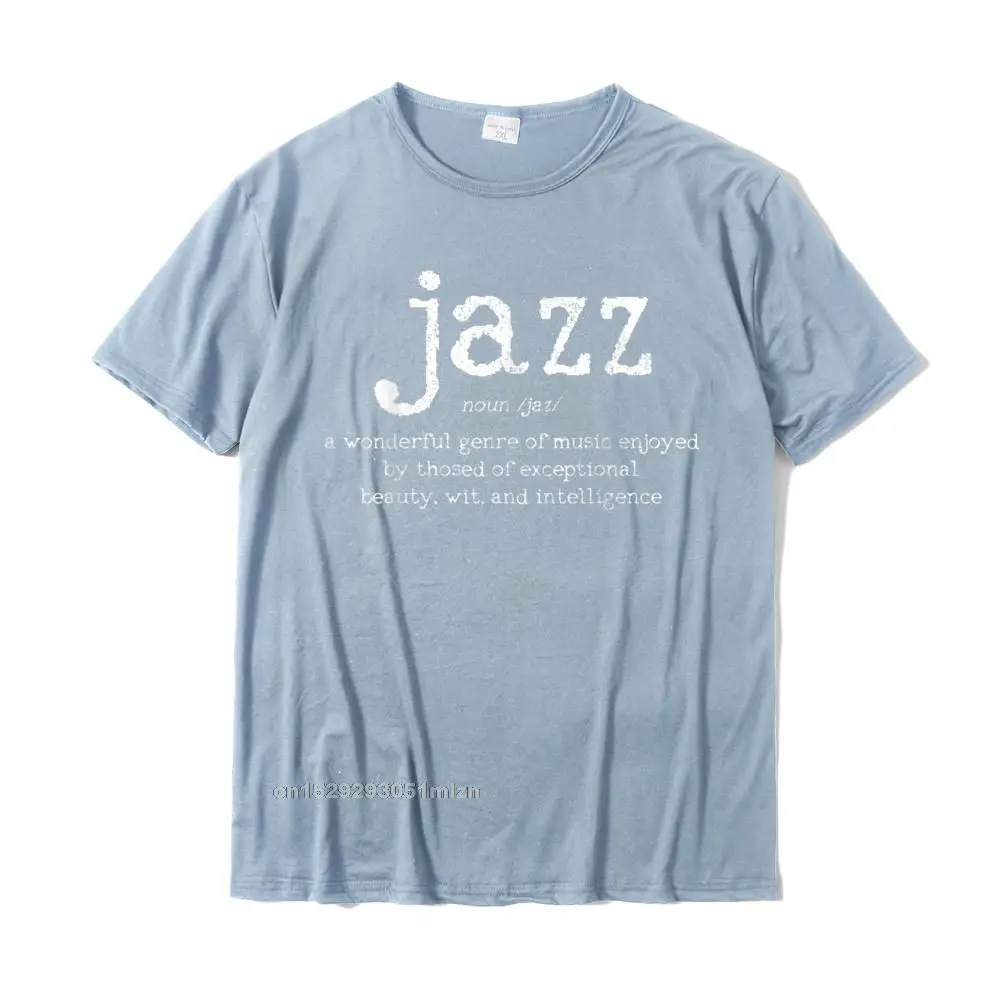 Camiseta de algodón para hombre, camisa divertida de definición de música de Jazz, ideal para regalo, Verano