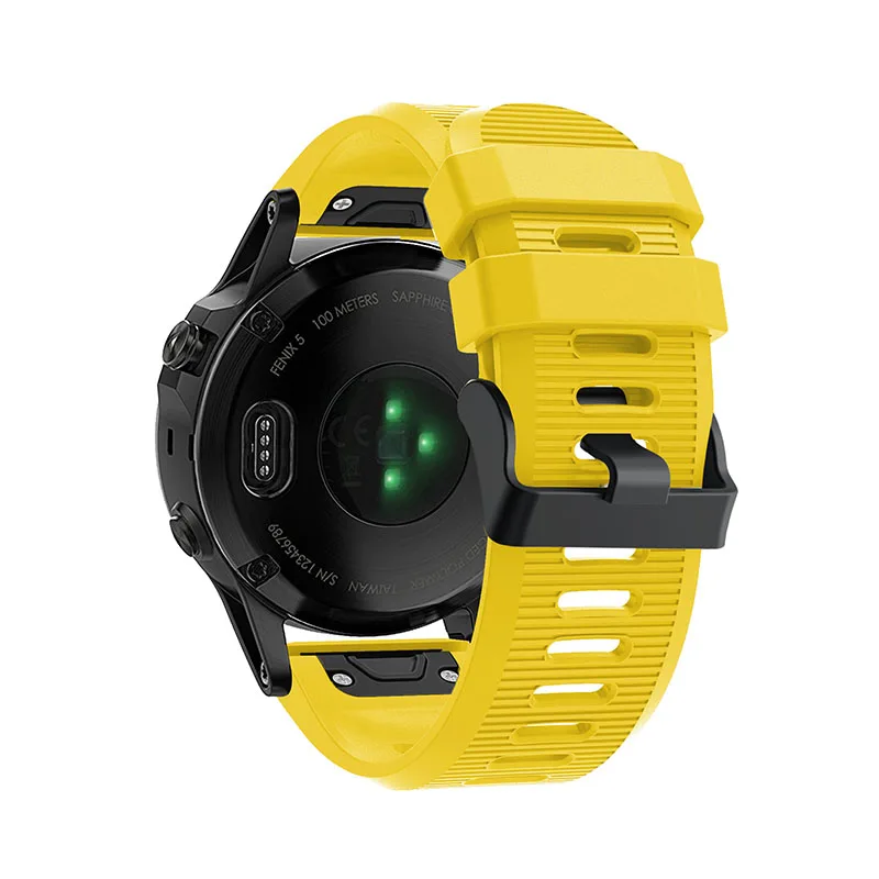 Correa de silicona para reloj inteligente, repuesto de liberación rápida para Garmin Fenix 6 6S 6X Pro 5 5X Plus 3 3 HR, 20, 22 y 26mm, novedad