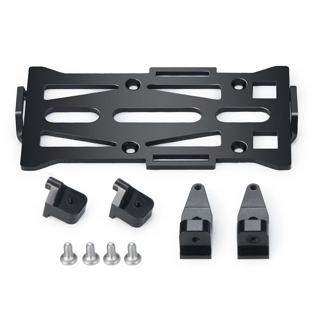 AXSPEED Metal Battery Mount Holder Tray for Axial SCX24 Deadbolt JEEP JLU 1/24 RC Crawler Car Accessories