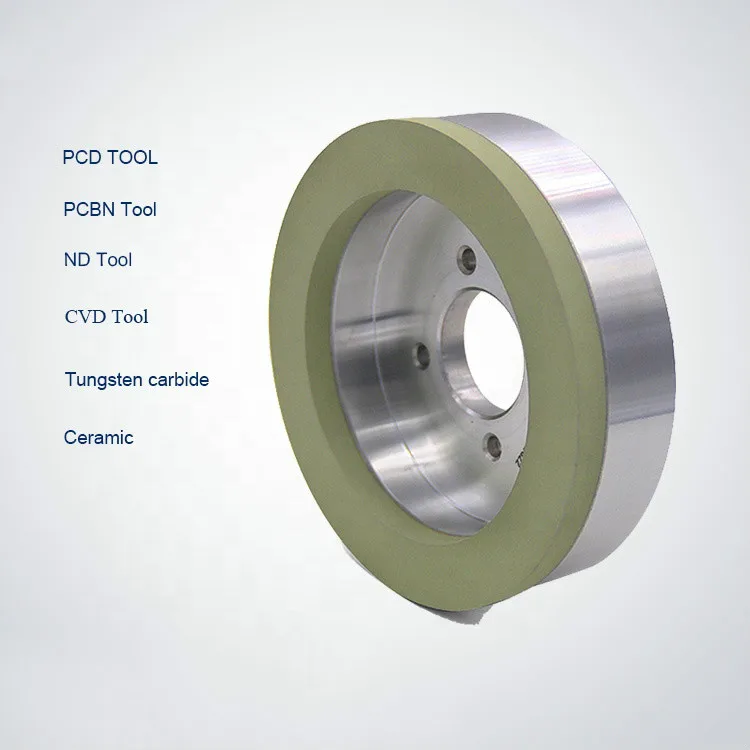 Roda de cerâmica 6a2 para afiar, cvd pcd pcbn ferramenta, 150mm, roda de diamante vitrificada