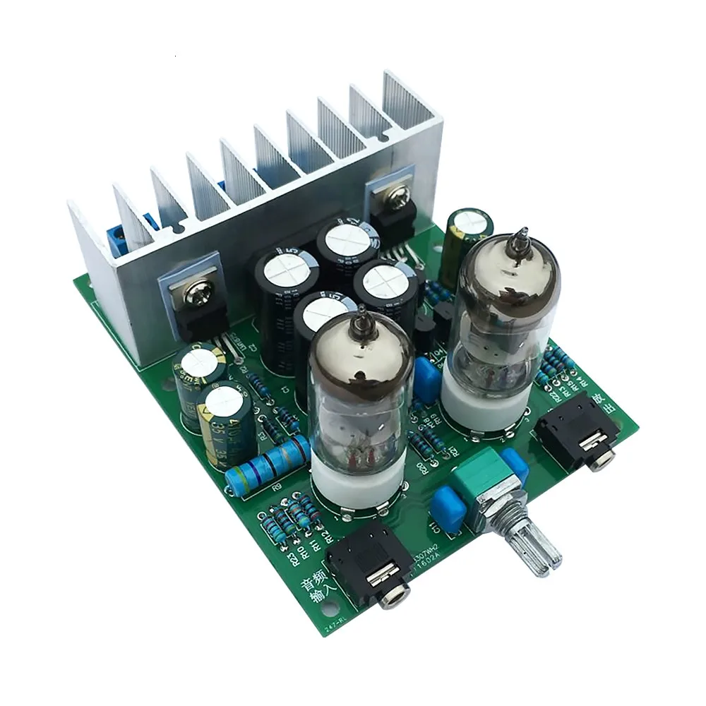 AIYIMA 6J1 Bile Buffer Tube Preamplifier Audio Board LM1875T Power Amplifier Board 30W Preamp Headphones Amplifier AMP DIY Kits