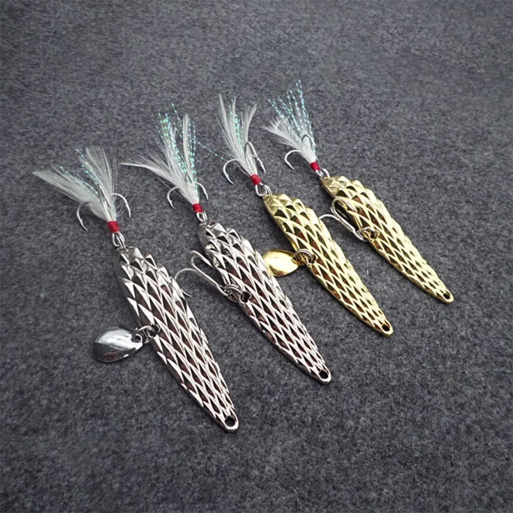 

20pcs/Lot Metal Jig Spoon Fishing Lure Wobblers Crank Bionic Artificial Luya Fate Bait VIB Fish Set Accessories Jibbait Spinner