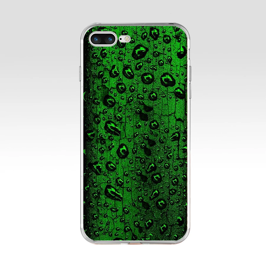 355FG Beautiful Emerald Green glitter Soft TPU Silicone Cover Case For Apple iPhone5 5s se 6 6s 7 8 plus x xr xs max