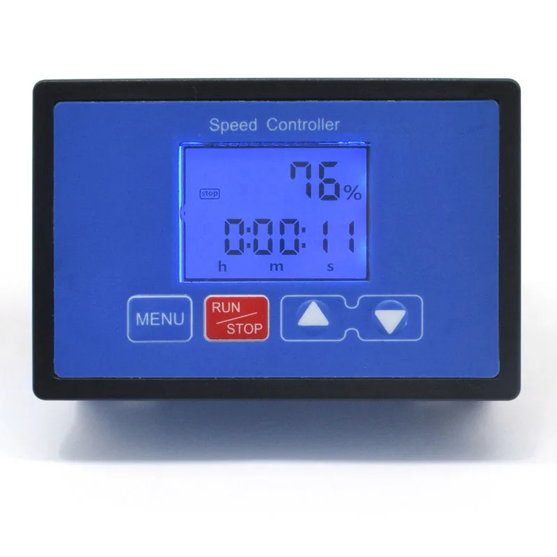 Inteligentny cyfrowy wyลwietlacz LCD 12V 24V 0 ~ 100% PWM sterowanie regulator obrotรณw silnika DC regulowane Max 30A odwracalne sterowanie pฤtlฤ