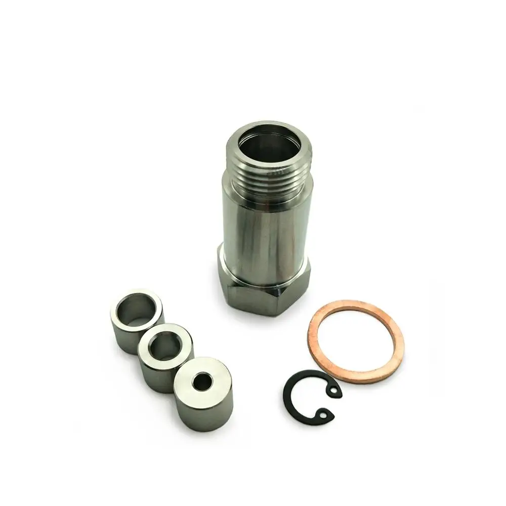 Adaptador de extensión de espaciador de Sensor de oxígeno Universal M18x1.5, conector CEL Fix con junta, accesorios para coche