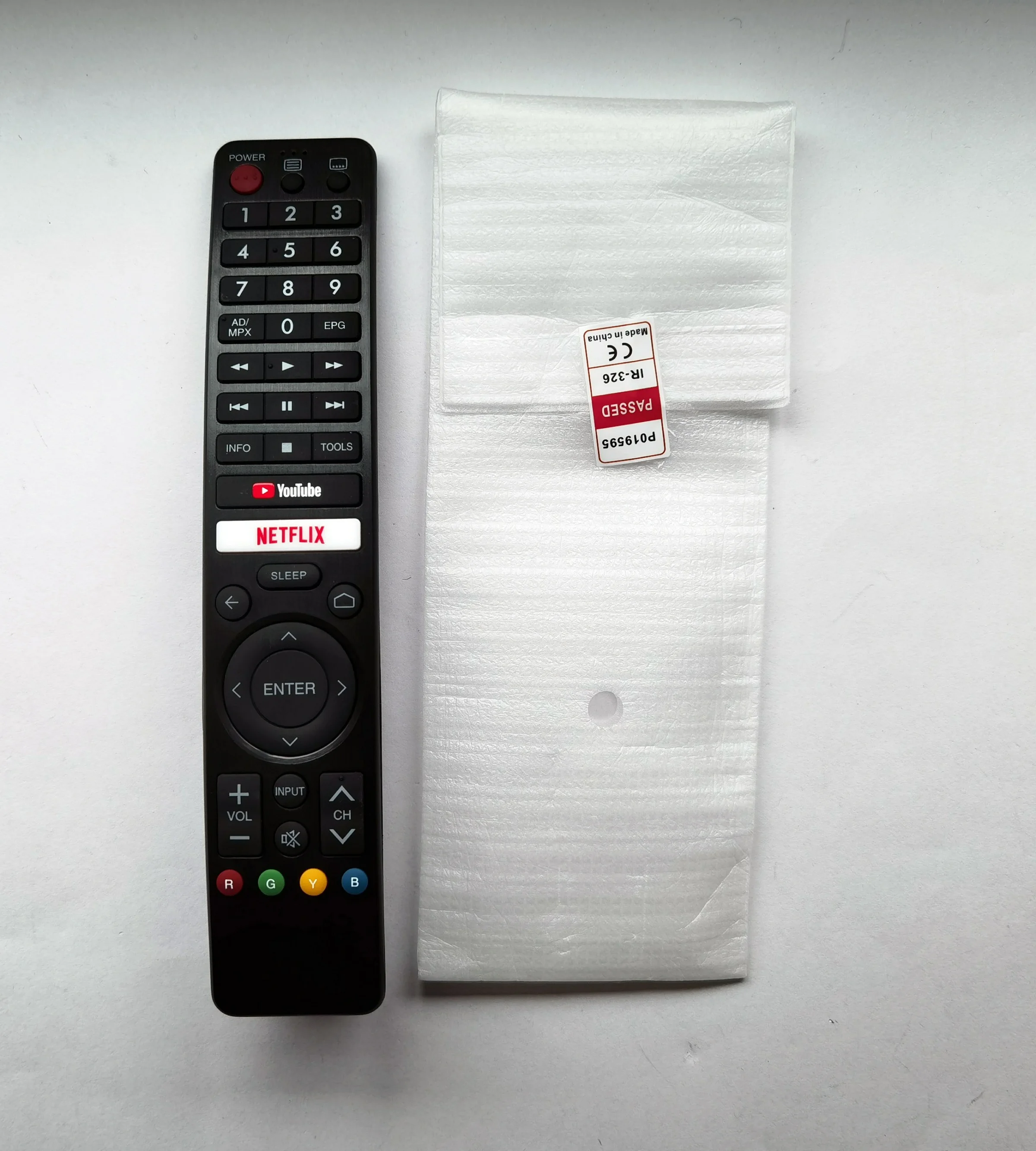 New GB326WJN1 Remote Control for SHARP TV with NETFLIX YouTube Buttons