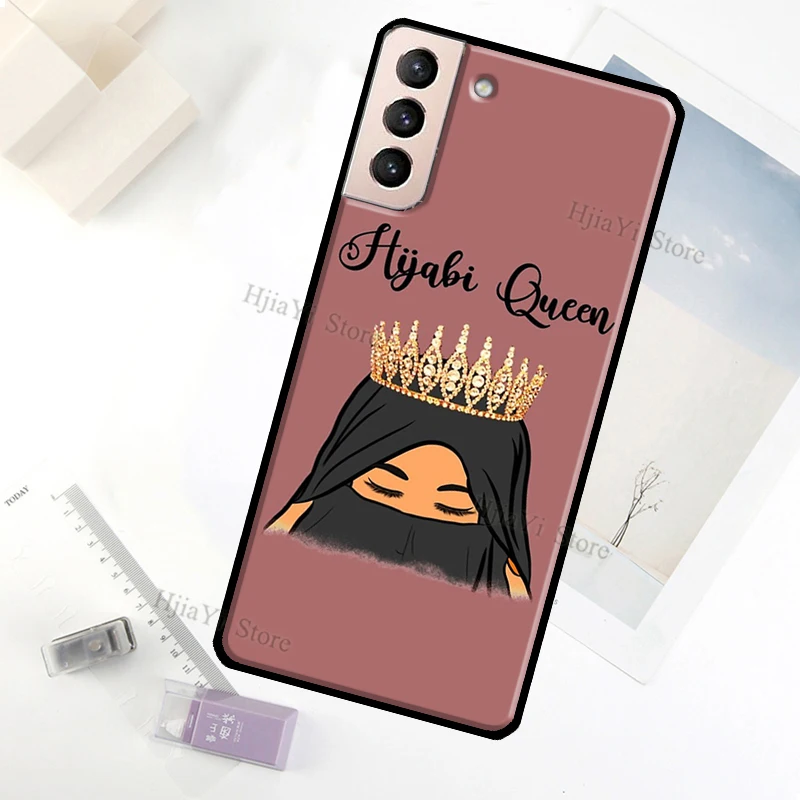 Muslim Islamic Arabic Hijab Girl Case For Samsung Galaxy S23 Ultra Note 20 10 S9 S10 Plus S20 S21 FE S22 Ultra Phone Cover