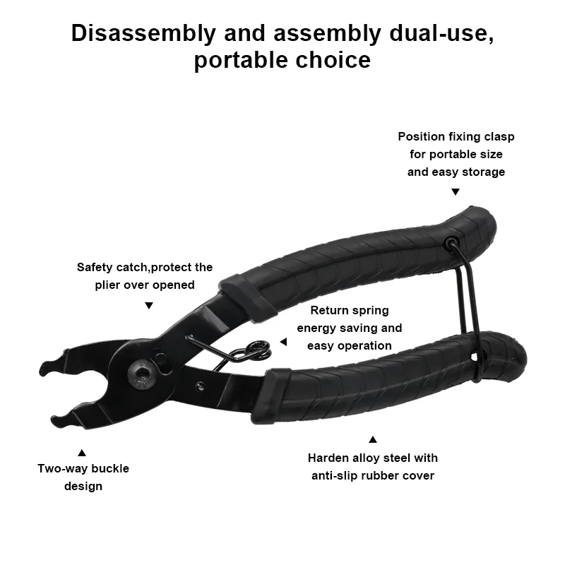 Fahrrad Link Kette Schnalle Zangen Rennrad Link Entferner Clamp Quick Release Link Entfernung Reparatur Werkzeug MTB Magic Button Clamp Werkzeug