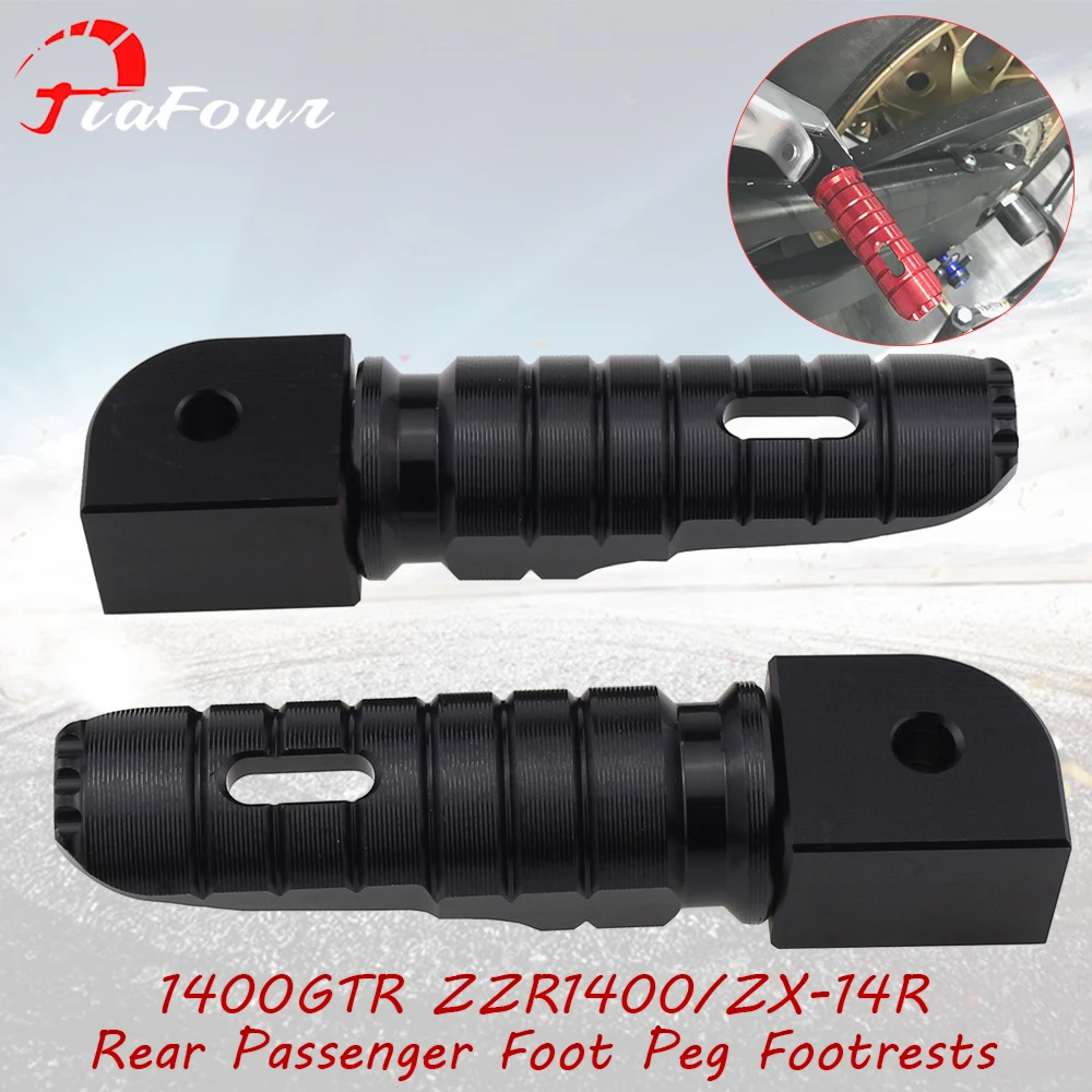 

FIT For 1400 GTR ZRX 1200 ZEPHYR 1100 ZEPHYRX ZZR 1400 ZX-14R Rear Footrests Footpegs Foot Rests Pegs Pedals Set