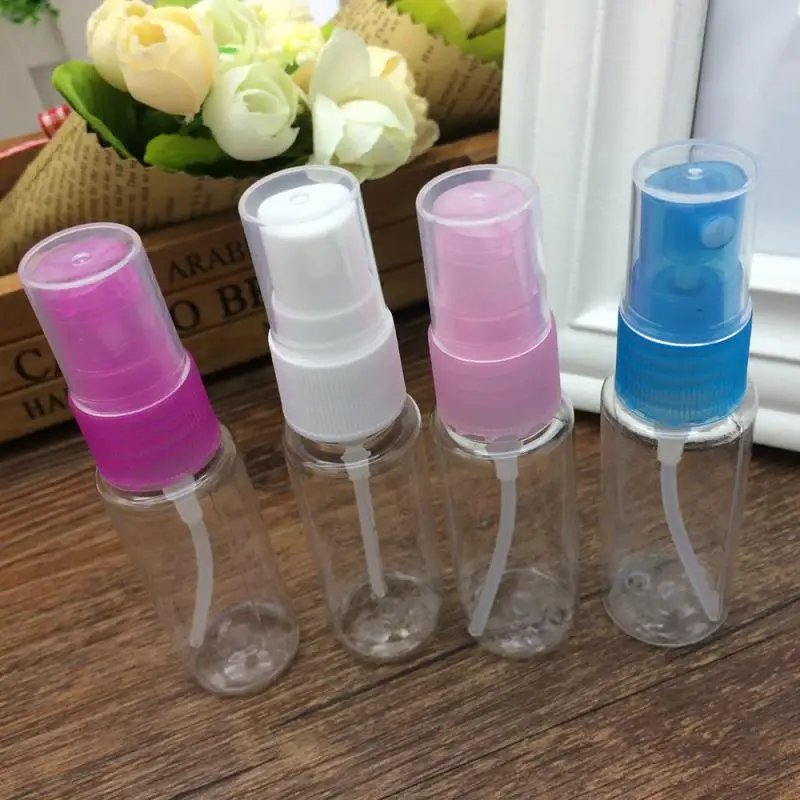 Portable Refillable Bottles Transparent Plastic Atomizer Empty Spray Safe Eco-friendly Travel Accessories perfumes cosmetics