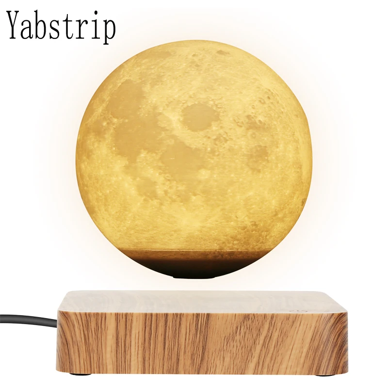 Magnetic Levitation LED Touch 3D Print Light Bedroom Moon Night Lamp Valentine\'s Day Birthday Gifts Home Decoration night light