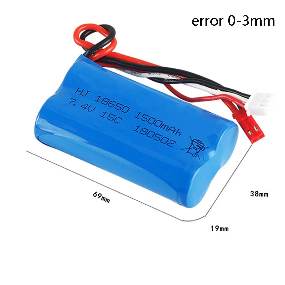 7.4V 1500mah 15C 2S يبو بطارية ل U12A Hanqi 957 948 MJXRC T40 F39 F49 T39 WLtoys 12428 Syma S033g H101 UD002 RC قارب Drone