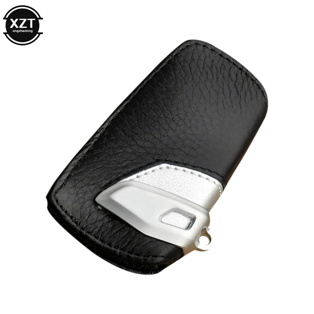 Genuine Leather Car Key Quality Metal Fitting Nice Stitch Cover Case Holder for BMW GT7 NEW 5 Series X3 116I 118I Multicolors