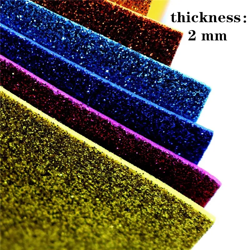 10 Sheets/bag 20X30 Cm Glitter Foam Paper Sparkles Paper for Kid\'s Handcraft Craft Paper-Cut Scrapbook Material Decoration Paper