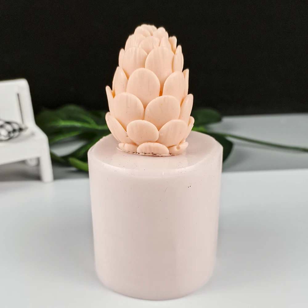 

PRZY-Christmas Pine Cones Mold, Silicone Candle Molds, Soap, Pine Cone, HC0304, PRZY