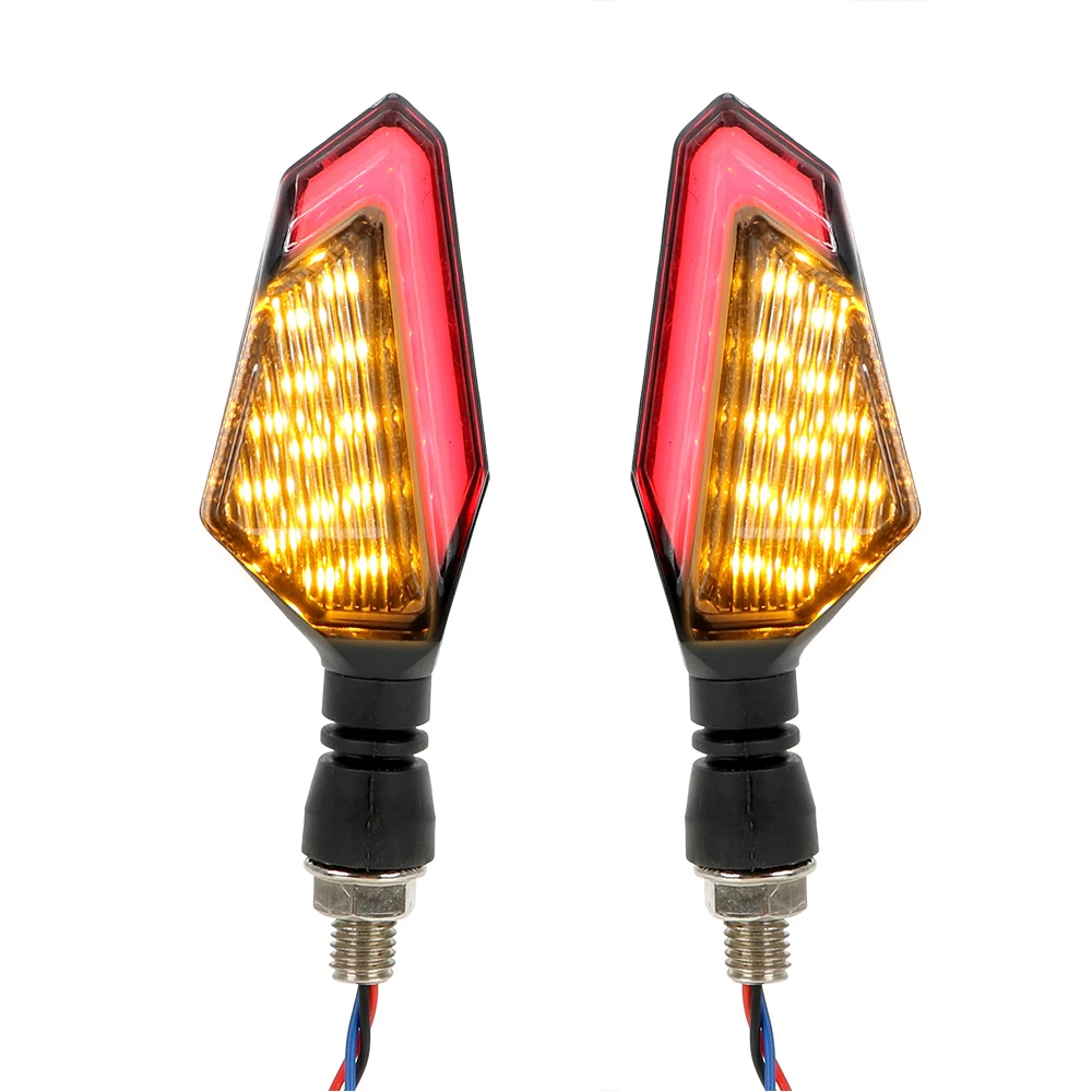 Motorbike Blinker Front Rear Universal Moto Accessories 2Pcs/Set Signal Lamp DC 12V Motorcycle LED Turn Signal Lights