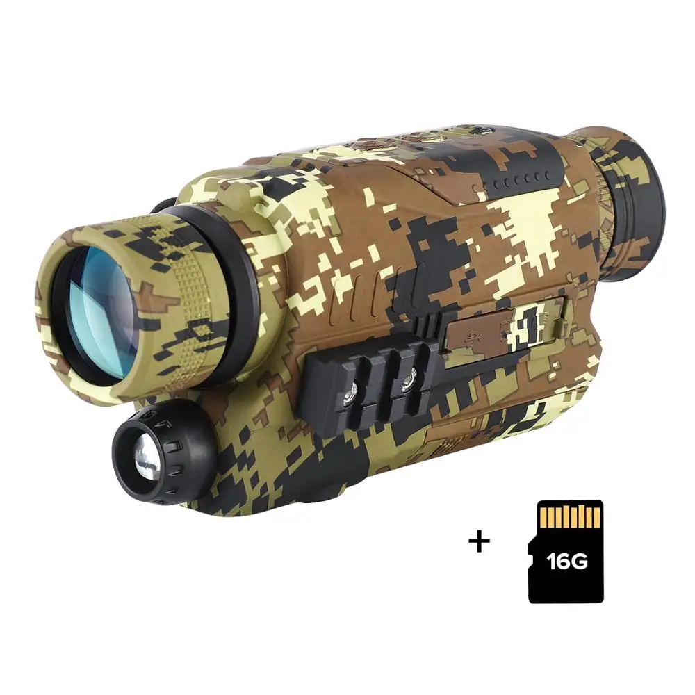 

Night Vision Device Monoculars 300 Yards Digital IR Telescope Scope 5x32 Optics Photos Video Recording Camouflage Hunting Camera