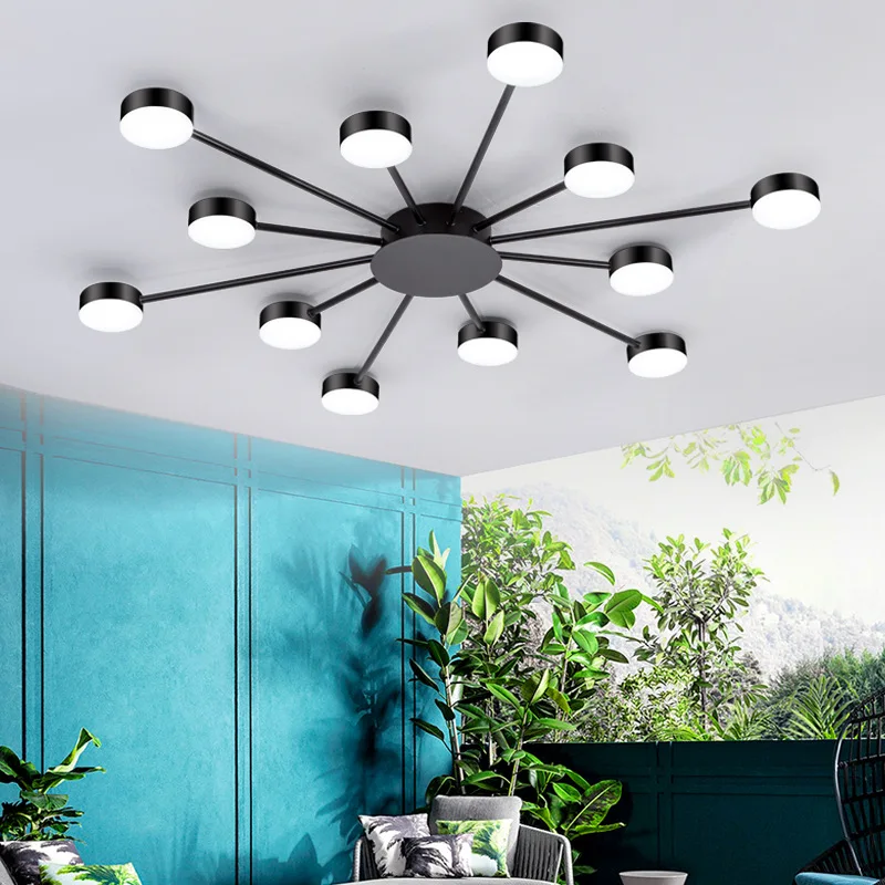 European style living room atmosphere hotel restaurant creative modern minimalist personality bedroom ceiling lamp MJ1113