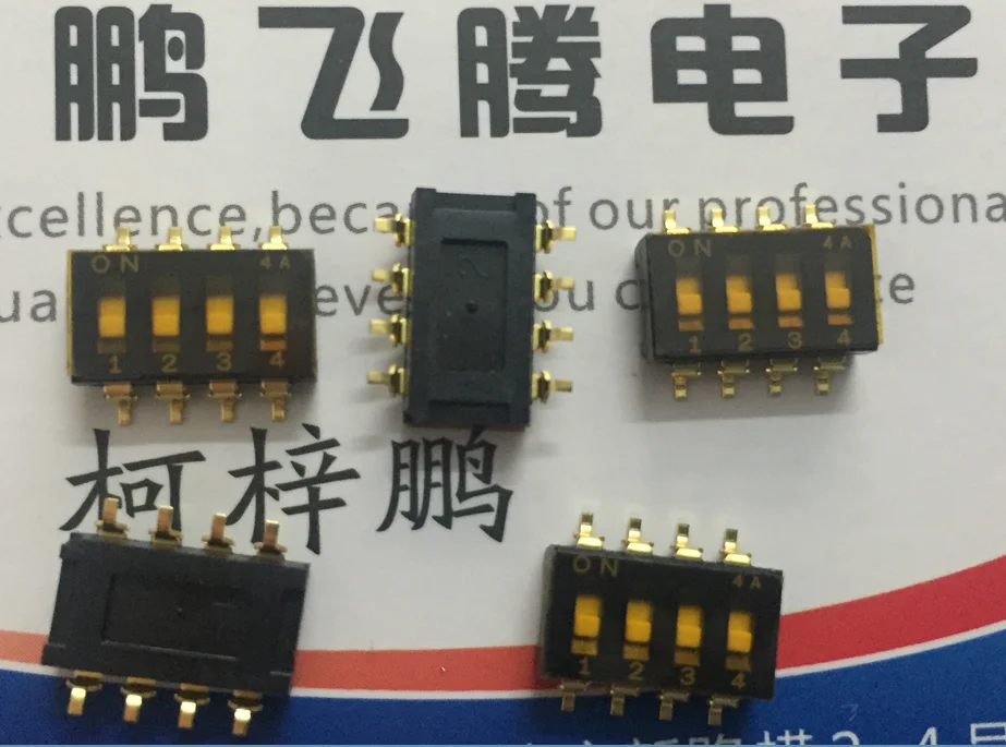 1PCS Original Japanese COPAL CFS-0400TB dial code switch 4-bit key type flat dial coding 2.54 spacing