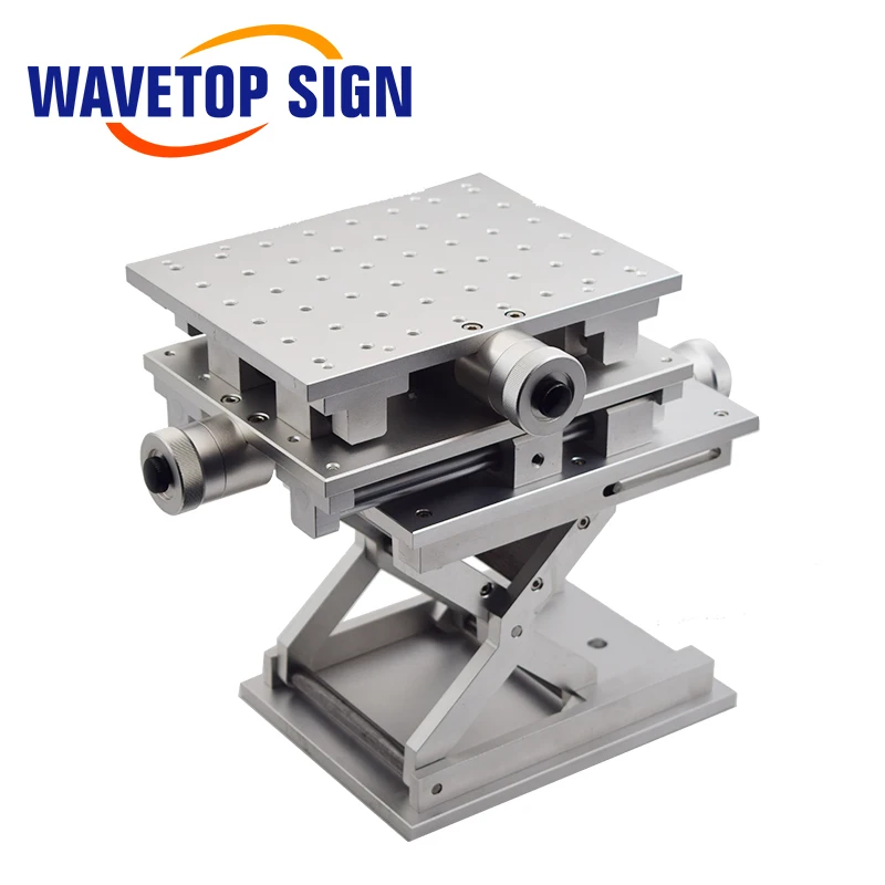 WaveTopSign 3D Worktable 210x160x100mm Z axis Lift  Range 100mm for Laser Marking Machine