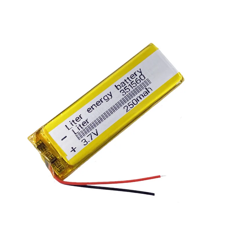 3,7 V литиевая батарея Shinco X6 A20 современный F188 351560 401560 250 мА/ч, акаи камера соединением записывающая