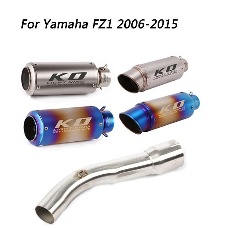 

Глушитель для выхлопной трубы из нержавеющей стали для Yanmaha FZ1 2006-2015