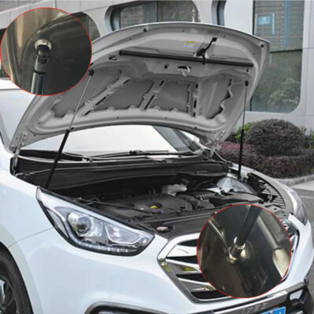 Kit de puntal de capó para Hyundai Tucson LM 2010-2015 Hyundai ix35, soporte de elevación modificado, amortiguador de choque, varilla de pistón,