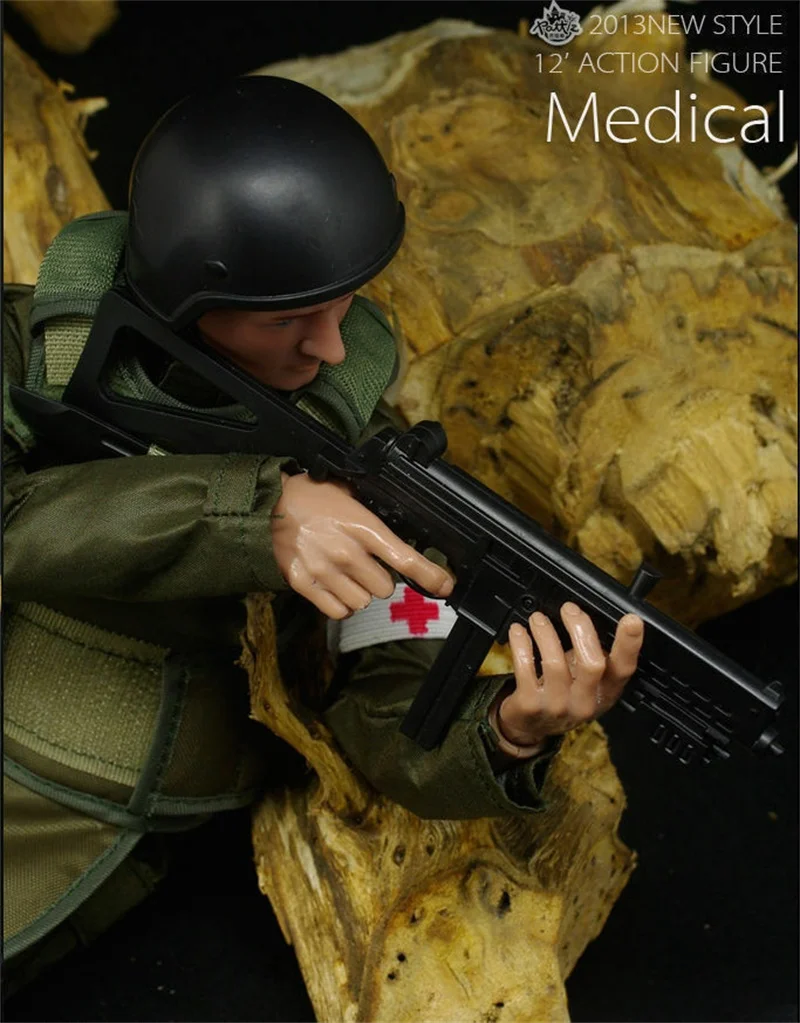 1/6 Medical Guard Soldier NB04A Figure Set Body Head Clothes 12 "Action Military