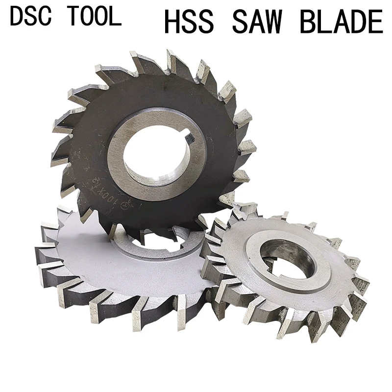 Cnc HSS Saw Blade Milling CutterFace edge high speed steel face edge milling cutter disc of white steel face edge milling cutter