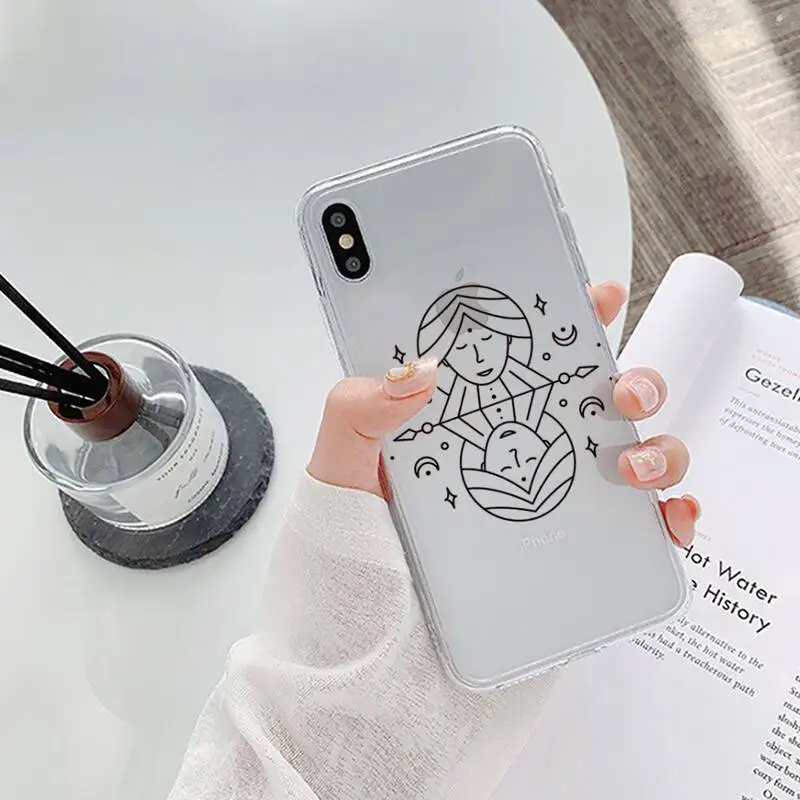 MaiYaCa 12 constellations zodiac signs Phone Case for iphone 13 11 12 pro XS MAX 8 7 6 6S Plus X 5S SE 2020 XR case