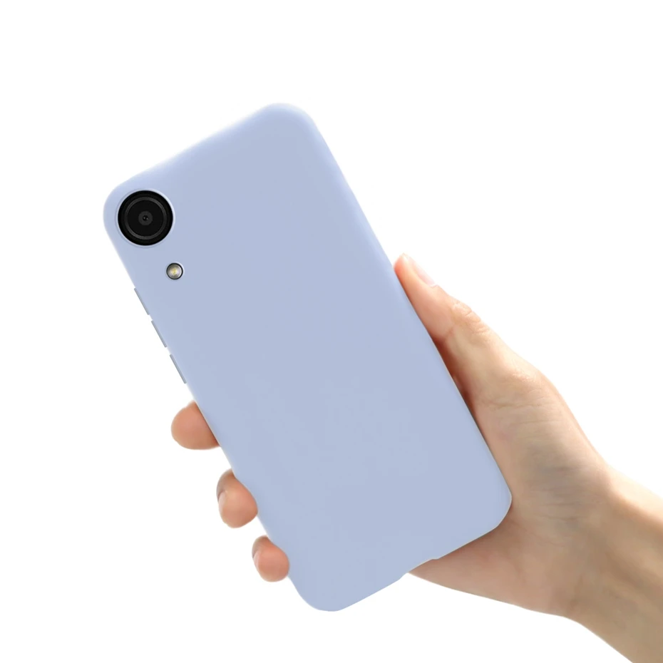 Soft Case For Samsung Galaxy A03 Core Phone Case Matte TPU Plain Color Back Cover For Samsung A03 Core A 03 A03S A032F Funda