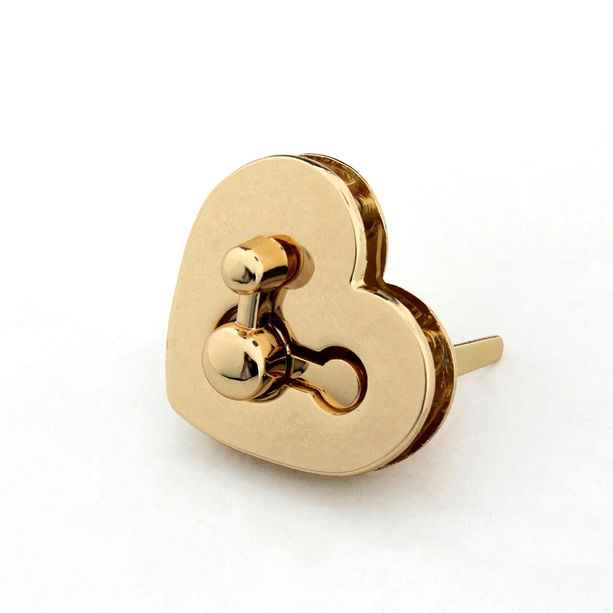 1pcs Metal Heart Shape Turn Lock Fashion Switch Lock for DIY Handbag Bag Purse Luggage Hardware Closure Bag Parts Accessories