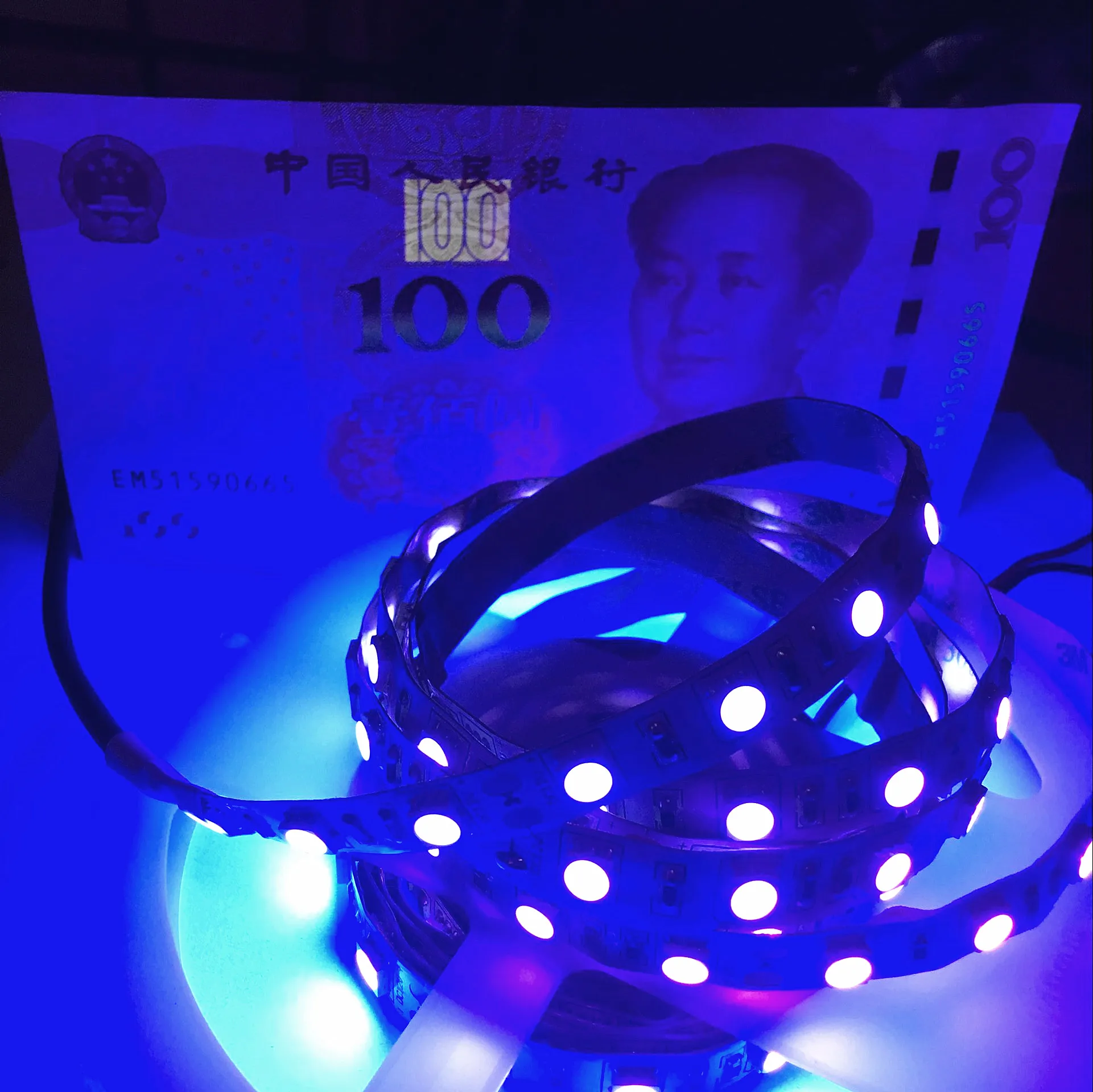UV LED Strip Light 5V USB 5050 30leds/m 0.5M 1M 1.5M 2M Not Waterproof Purple Ribbon Ultraviolet Rope Tape For DJ Fluorescence