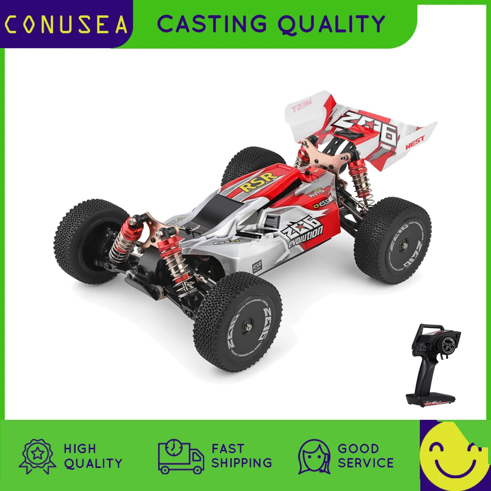 

WLtoys 144001 1/14 4WD High Speed 2.4G Racing Remote Control Car Competition 60 km/h RC Formula Off road Car toys for boys kids