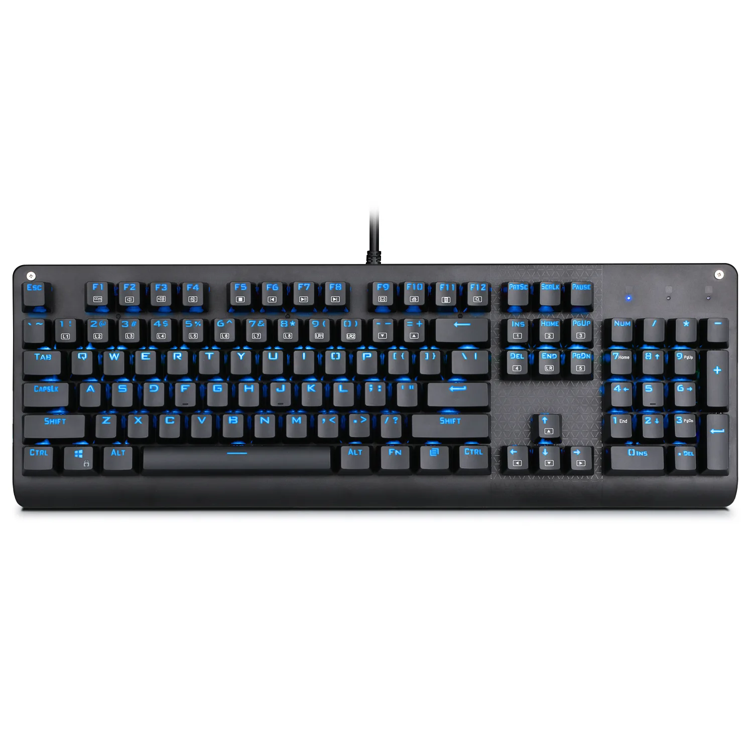 K600 All-key Conflict-free Backlight Insertion and Dialing E-sports Dust-proof Game Green Axis Mechanical Keyboard