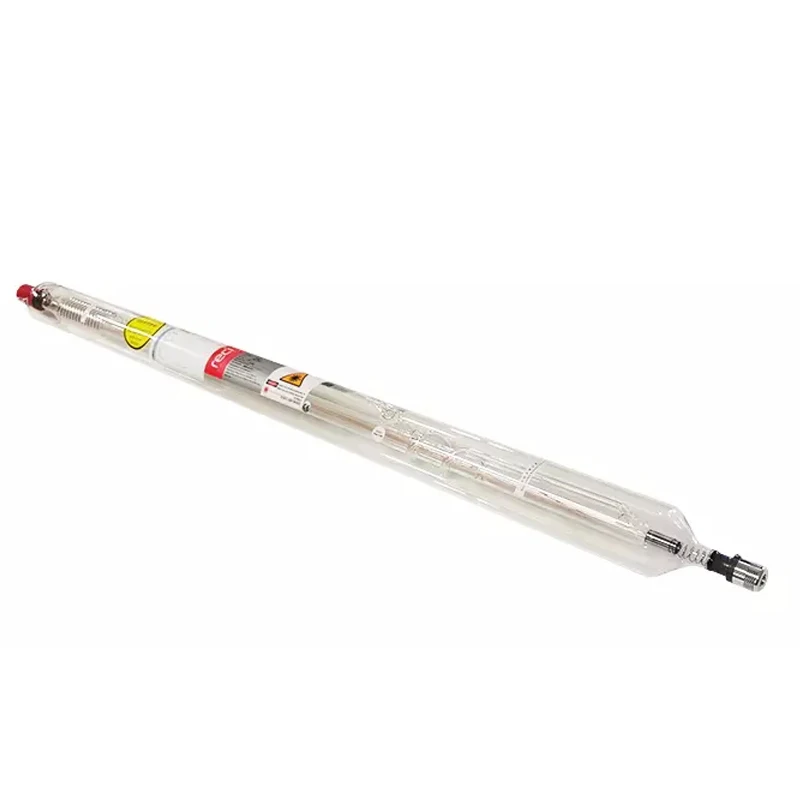 หลอดแก้วเลเซอร์แบบ CO2 W1 75W-90W สำหรับแกะสลักและตัดเลเซอร์ CO2