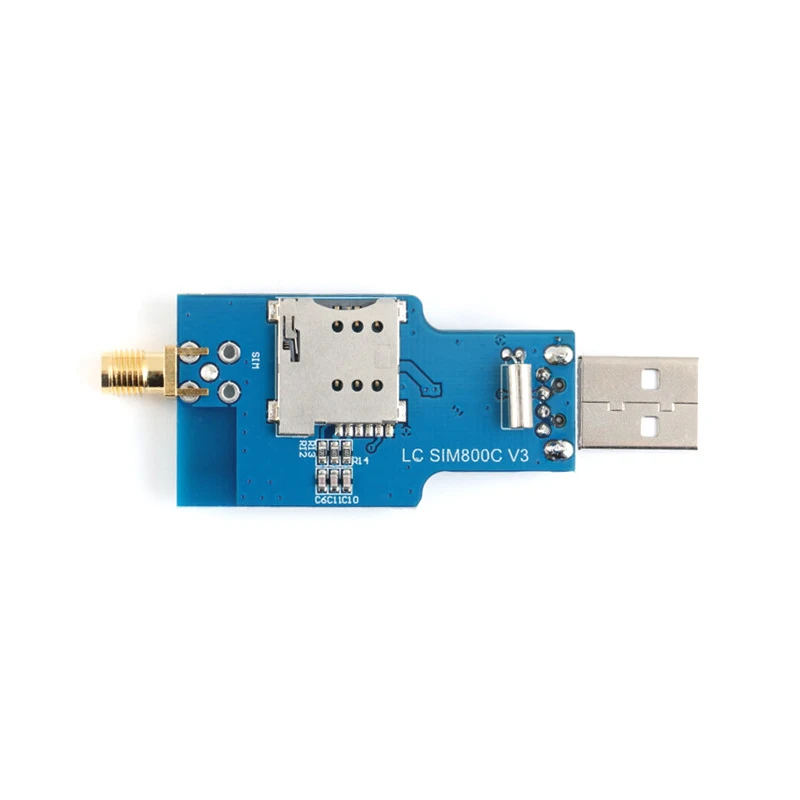 USB to GSM Module GSM GPRS SIM800C SIM800 Module For Wireless Bluetooth-compatible Module SMS Messaging With Antenna Quad-band