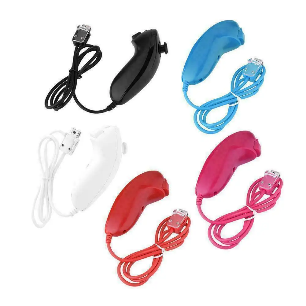 닌텐도 Wii 액세서리용 무선 게임패드 리모컨, 모션 플러스, 눈차크 컨트롤러, 조이스틱 없음