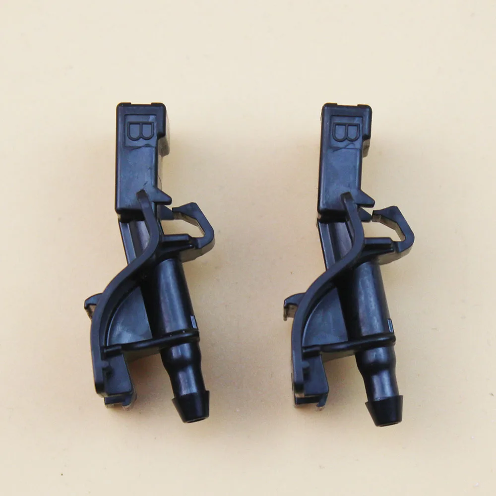 LARBLL Car Styling 2PcsPair Windshield Washer Nozzle Jets Spray Fan 85381-12300 Fit for Toyota Corolla Altis Camry 2006-2015