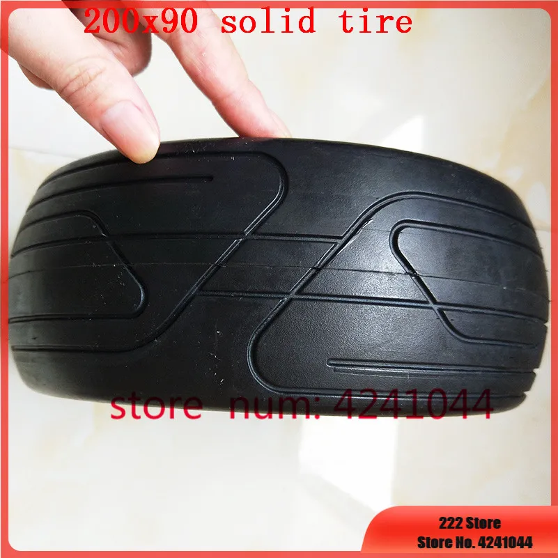 Free shipping 200x90 solid tires for electric scooter, torsion car  8 inch non inflatable  tyres