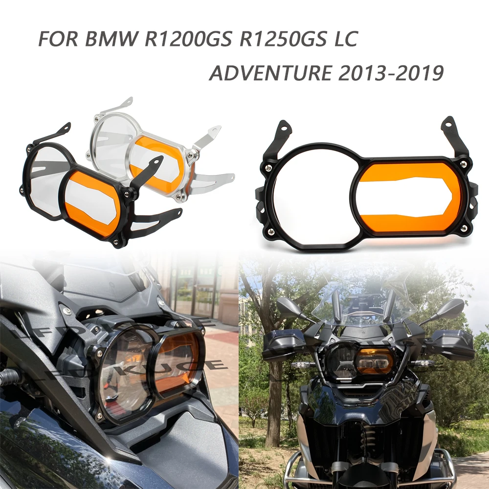 

For BMW R1200GS R1250GS LC Adventure 2013-2019 Motorcycle Headlight Protector Guard Headlamp Patch Clear Len Cover