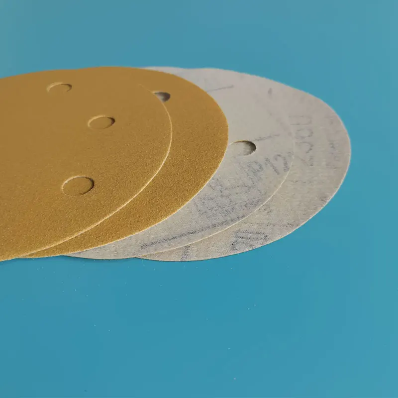 100pcs  5" 125mm Sandpaper Round Shape Sanding Discs Hook Loop Sanding Paper Buffing Sheet Sandpaper Sander Polishing Pad