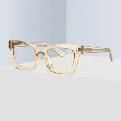 Stylish Women Glasses Frame Full Rim Square Shape Fashion Optical Prescription Eyewear Spectacles for Female Eyeglasses