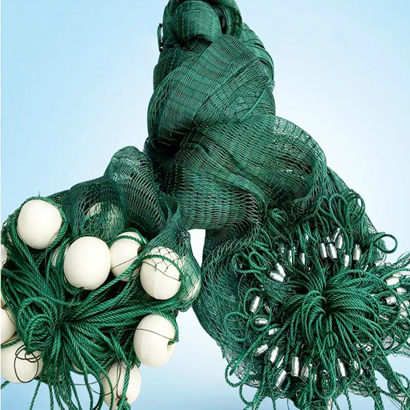 

20m 30m Casting Nets Strong Fishing Nets Pull Lead sinker Pull-net Railing Anti-bird Netting,Fish Ponds Dragnet Customize