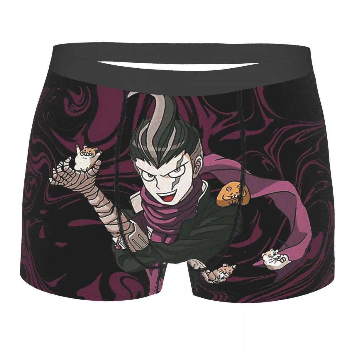 

Gundham Tanaka Danganronpa Makoto Naegi Monokuma Komaru Kaede Game Underpants Cotton Panties Man Underwear Ventilate