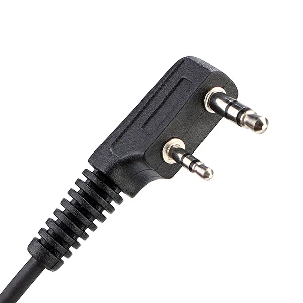 Retevis EEK005 Walkie Talkie Zubehör 10 Stück 2Pin Ohrbügel Ohrhörer mit PTT-Taste Kragen Clip für Retevis RT5R Baofeng UV5R – Detail 11