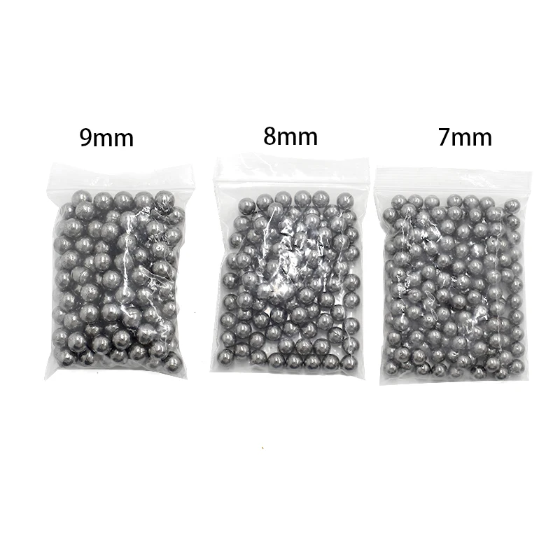 New 7mm/8mm/9mm Steel Ball Outdoor Slingshot Hunting High-carbon Steel Shooting Catapult Ball Professional Hunting Accessories