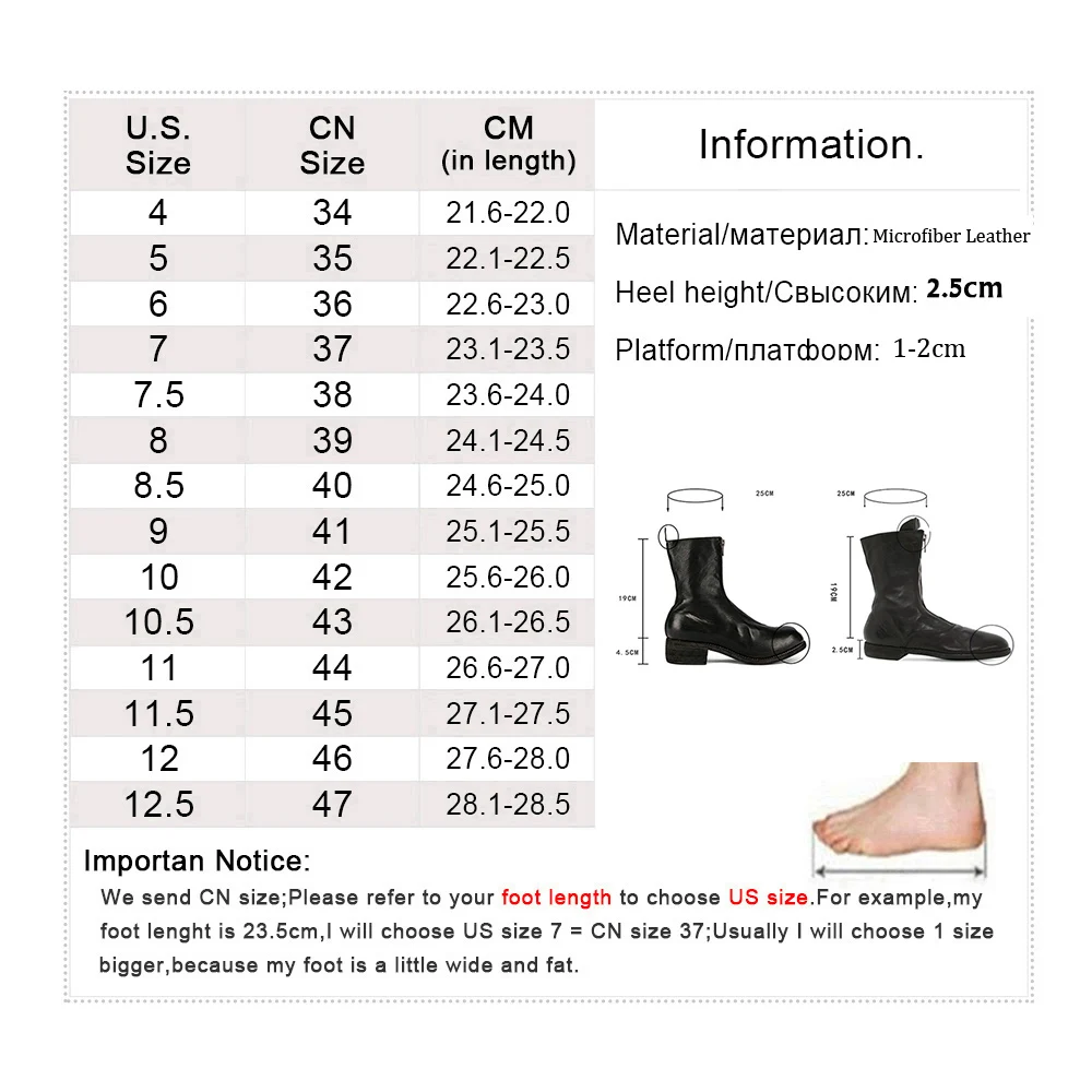 New Ankle Boots For Women Soft Leather Chic Flat Booties Female Front Zipper Casual Shoes Women Spring /Autumn Zapatos de mujer